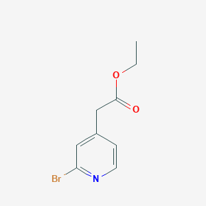 B3094279 Ethyl 2-(2-bromopyridin-4-yl)acetate CAS No. 1256337-24-2