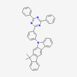 5-[3-(4,6-Diphenyl-1,3,5-triazin-2-yl)phenyl]-7,7-dimethylindeno[2,1-b]carbazole