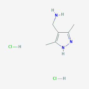 [(3,5-Dimethyl-1h-pyrazol-4-yl)methyl]amine dihydrochloride