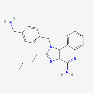 molecular formula C22H25N5 B3094435 TLR7/8 agonist 1 CAS No. 1258457-59-8
