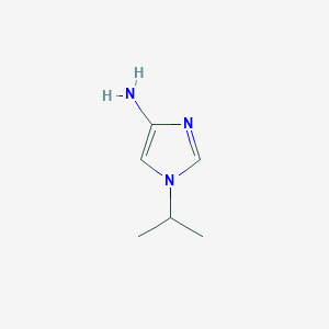 molecular formula C6H11N3 B3094837 1-Isopropyl-1H-imidazol-4-amine CAS No. 1260896-88-5