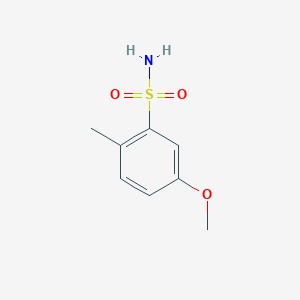 molecular formula C8H11NO3S B3095041 5-Methoxy-2-methylbenzene-1-sulfonamide CAS No. 1261795-93-0