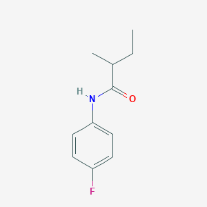 molecular formula C11H14FNO B309597 N-(4-fluorophenyl)-2-methylbutanamide 