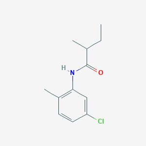 molecular formula C12H16ClNO B309604 N-(5-chloro-2-methylphenyl)-2-methylbutanamide 
