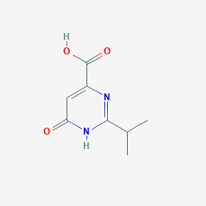 2-Isopropyl-6-oxo-1,6-dihydropyrimidine-4-carboxylic acid