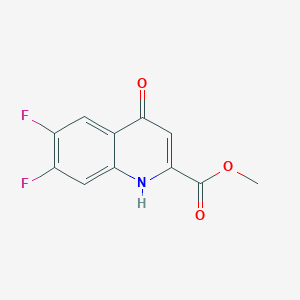 Methyl 6,7-difluoro-4-oxo-1,4-dihydroquinoline-2-carboxylate