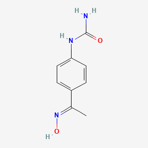 N-{4-[N-hydroxyethanimidoyl]phenyl}urea