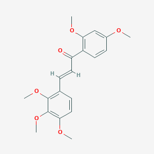 (2E)-1-(2,4-Dimethoxyphenyl)-3-(2,3,4-trimethoxyphenyl)prop-2-en-1-one