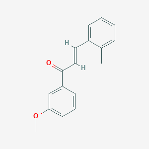 (2E)-1-(3-Methoxyphenyl)-3-(2-methylphenyl)prop-2-en-1-one