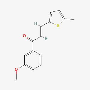 (2E)-1-(3-Methoxyphenyl)-3-(5-methylthiophen-2-yl)prop-2-en-1-one