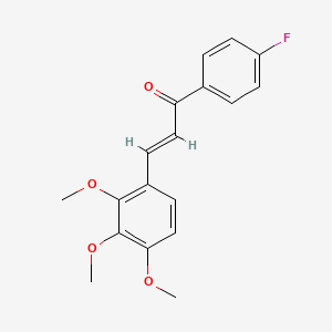 (2E)-1-(4-Fluorophenyl)-3-(2,3,4-trimethoxyphenyl)prop-2-en-1-one