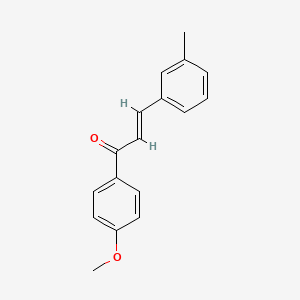 (2E)-1-(4-Methoxyphenyl)-3-(3-methylphenyl)prop-2-en-1-one