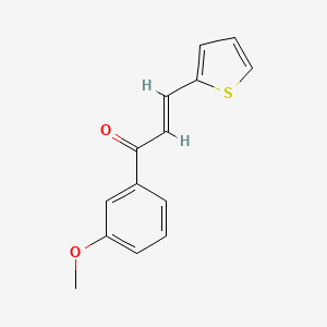 (2E)-1-(3-Methoxyphenyl)-3-(thiophen-2-yl)prop-2-en-1-one