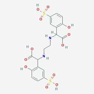 molecular formula C18H20N2O12S2 B030967 2,2'-(Ethane-1,2-diyldiimino)bis[(2-hydroxy-5-sulfophenyl)acetic acid] CAS No. 57368-07-7