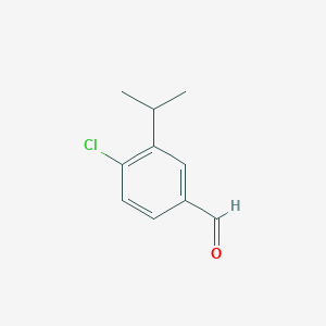 molecular formula C10H11ClO B3096760 4-Chloro-3-isopropylbenzaldehyde CAS No. 1289158-75-3
