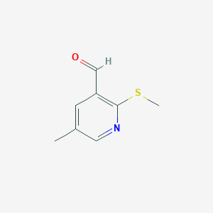 5-Methyl-2-(methylthio)nicotinaldehyde