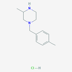 3-Methyl-1-(4-methylbenzyl)piperazine hydrochloride