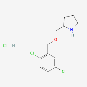2-(2,5-Dichloro-benzyloxymethyl)-pyrrolidine hydrochloride