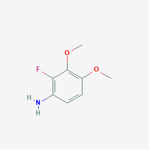 molecular formula C8H10FNO2 B3096999 2-Fluoro-3,4-dimethoxyaniline CAS No. 1296235-56-7