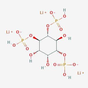 molecular formula C6H12Li3O15P3 B3097045 D-myo-Inositol 1,4,5-trisphosphate trilithium salt CAS No. 129828-69-9