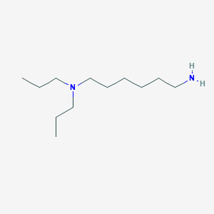 molecular formula C12H28N2 B3097156 N',N'-dipropylhexane-1,6-diamine CAS No. 13029-30-6
