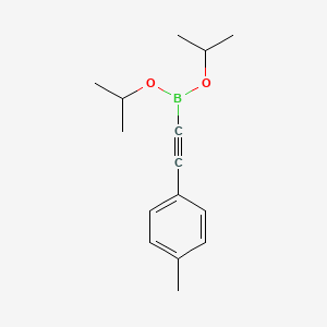 molecular formula C15H21BO2 B3097346 Diisopropyl (p-tolylethynyl)boronate CAS No. 1309981-25-6