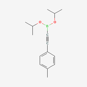 [(4-Methylphenyl)ethynyl]boronic acid, bis(isopropyl) ester