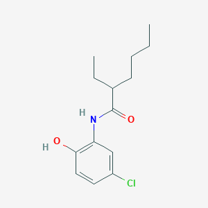 molecular formula C14H20ClNO2 B309739 N-(5-chloro-2-hydroxyphenyl)-2-ethylhexanamide 