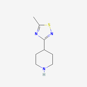 B3097447 4-(5-Methyl-1,2,4-thiadiazol-3-YL)piperidine CAS No. 1310684-96-8