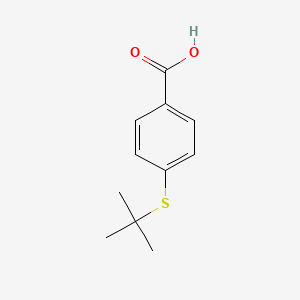 molecular formula C11H14O2S B3097815 4-(Tert-butylthio)benzoic acid CAS No. 13205-51-1