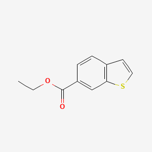 molecular formula C11H10O2S B3097906 Ethyl benzo[b]thiophene-6-carboxylate CAS No. 132526-08-0