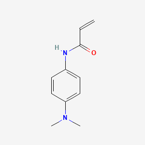 molecular formula C11H14N2O B3098118 N-[4-(dimethylamino)phenyl]prop-2-enamide CAS No. 13304-63-7