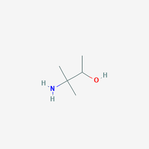 molecular formula C5H13NO B3098180 3-Amino-3-methyl-2-butanol CAS No. 13325-14-9