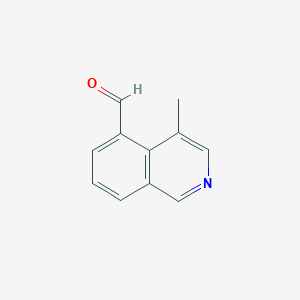 molecular formula C11H9NO B3098516 4-Methylisoquinoline-5-carbaldehyde CAS No. 1337880-82-6