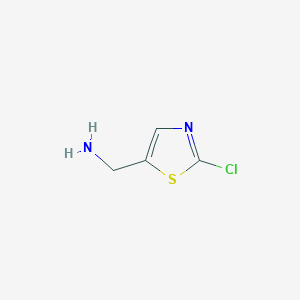 molecular formula C4H5ClN2S B030986 2-氯-5-氨甲基噻唑 CAS No. 120740-08-1