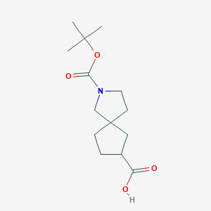 2-(Tert-butoxycarbonyl)-2-azaspiro[4.4]nonane-7-carboxylic acid