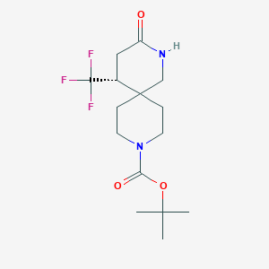 (R)-tert-Butyl 3-oxo-5-(trifluoromethyl)-2,9-diazaspiro[5.5]undecane-9-carboxylate