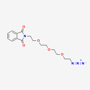 molecular formula C16H20N4O5 B3098734 Phthalamide-PEG3-azide 