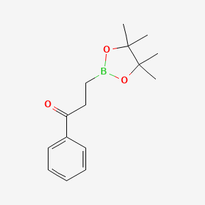 1-Phenyl-3-(4,4,5,5-tetramethyl-1,3,2-dioxaborolan-2-yl)propan-1-one