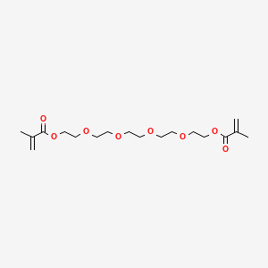 molecular formula C18H30O8 B3099053 Bis-methacrylate-PEG5 CAS No. 13497-24-0