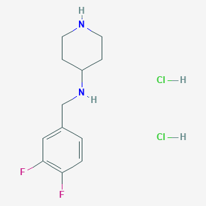 N-(3,4-Difluorobenzyl)piperidin-4-amine dihydrochloride