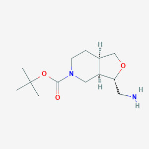 Rel-(3s,3ar,7ar)-tert-butyl 3-(aminomethyl)hexahydrofuro[3,4-c]pyridine-5(3h)-carboxylate