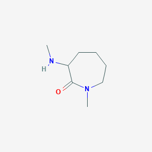 1-Methyl-3-(methylamino)-2-azepanone