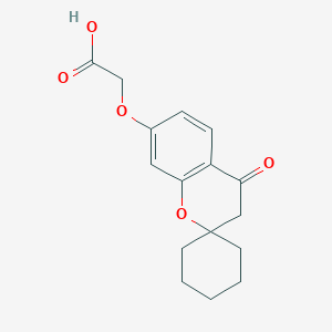 2-((4-Oxospiro[chroman-2,1'-cyclohexan]-7-yl)oxy)acetic acid