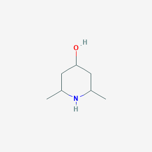 molecular formula C7H15NO B030992 2,6-二甲基哌啶-4-醇 CAS No. 4733-70-4
