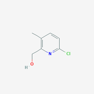 molecular formula C7H8ClNO B3099245 (6-chloro-3-methylpyridin-2-yl)methanol CAS No. 1352893-07-2