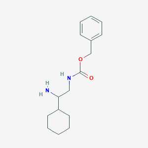 molecular formula C16H24N2O2 B3099251 benzyl N-(2-amino-2-cyclohexylethyl)carbamate CAS No. 1352999-95-1