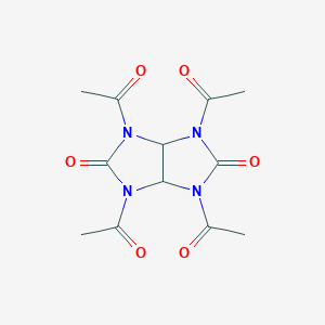 molecular formula C12H14N4O6 B030993 1,3,4,6-Tetraacetyltetrahydroimidazo[4,5-d]imidazole-2,5(1H,3H)-dione CAS No. 10543-60-9