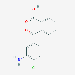 molecular formula C14H10ClNO3 B030996 2-(3-Amino-4-chlorobenzoyl)benzoic acid CAS No. 118-04-7