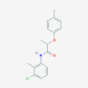 molecular formula C17H18ClNO2 B309961 N-(3-chloro-2-methylphenyl)-2-(4-methylphenoxy)propanamide 
